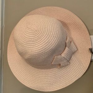 Lauren Conrad Natural Pink Beach Hat
